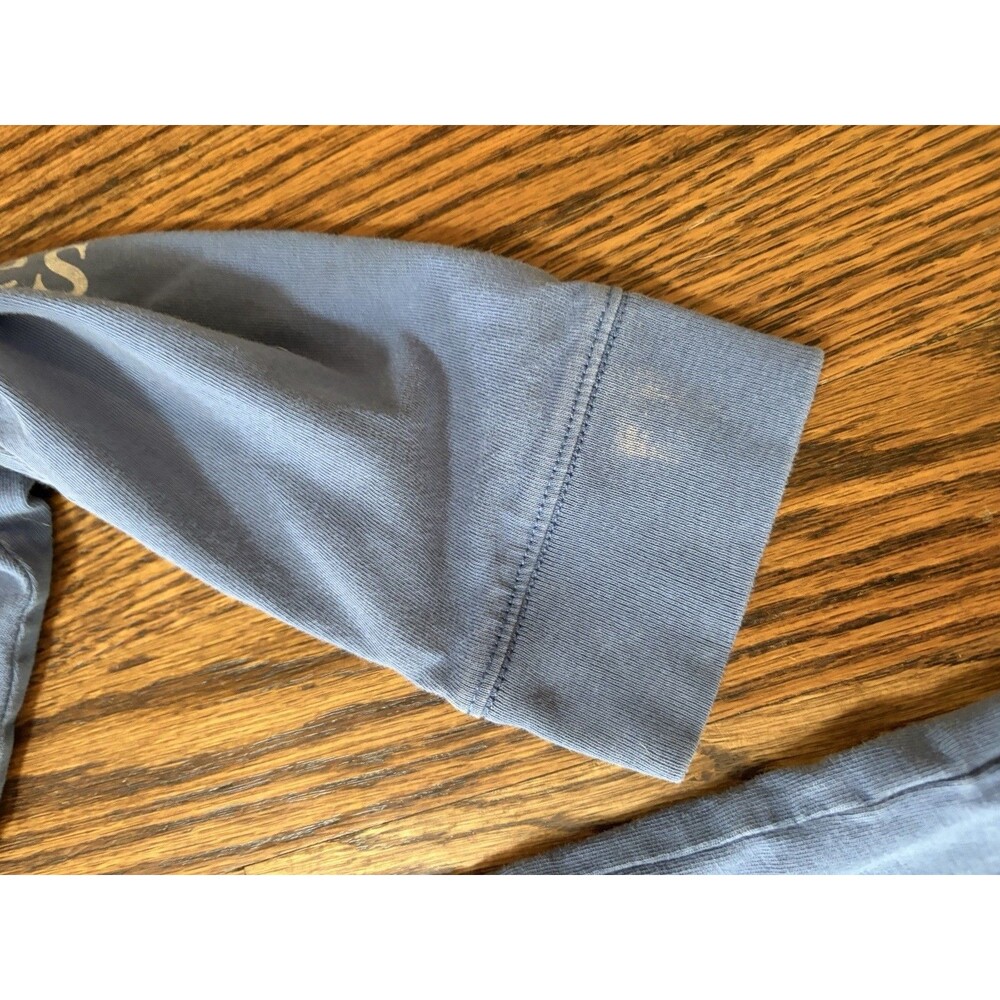 Vineyard Vines 100% Cotton Boys XL 16‎ Whale Long Sleeve T Shirt Blue Football - Picture 10 of 10
